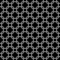 Black and white seamless abstract pattern. Background and backdrop. Grayscale ornamental design. vector