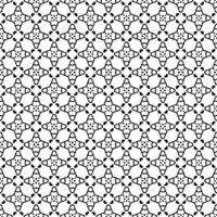 Black and white seamless abstract pattern. Background and backdrop. Grayscale ornamental design. vector