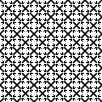 patrón abstracto sin costuras en blanco y negro. fondo y telón de fondo. diseño ornamental en escala de grises. vector
