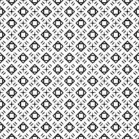 Black and white seamless abstract pattern. Background and backdrop. Grayscale ornamental design. vector