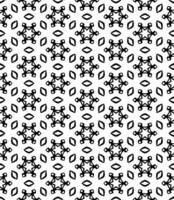 Black and white seamless abstract pattern. Background and backdrop. Grayscale ornamental design. vector