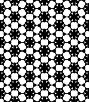 Black and white seamless abstract pattern. Background and backdrop. Grayscale ornamental design. vector