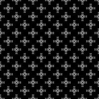 Black and white seamless abstract pattern. Background and backdrop. Grayscale ornamental design. vector