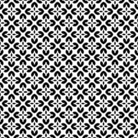 Black and white seamless abstract pattern. Background and backdrop. Grayscale ornamental design. vector