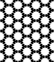 Black and white seamless abstract pattern. Background and backdrop. Grayscale ornamental design. vector