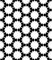 Black and white seamless abstract pattern. Background and backdrop. Grayscale ornamental design. vector