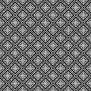 patrón abstracto sin costuras en blanco y negro. fondo y telón de fondo. diseño ornamental en escala de grises. vector