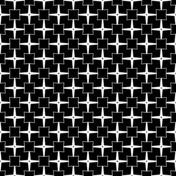 Black and white seamless abstract pattern. Background and backdrop. Grayscale ornamental design. vector