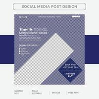 Free vector Social media post design