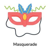 Trendy Masquerade Concepts vector