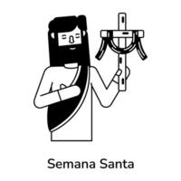 Trendy Semana Santa vector