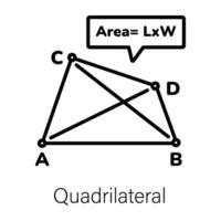 Trendy Quadrilateral Concepts vector