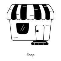 Trendy Shop Concepts vector
