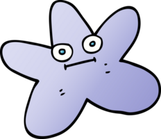 Gradient Illustration Karikatur Star Fisch png