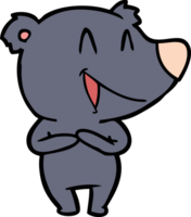 laughing bear cartoon png