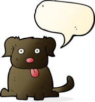 cartoon dog with speech bubble png