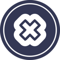 multiplication sign circular icon symbol png