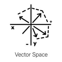 de moda vector espacio