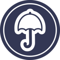 open umbrella icon symbol png