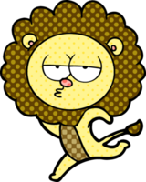 cartoon running lion png