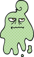 comic book style cartoon spooky ghost png