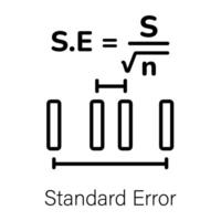 Trendy Standard Error vector