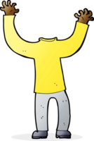 cartoon headless body png