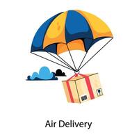 Trendy Air Delivery vector