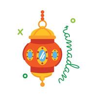 Trendy Arabic Lantern vector