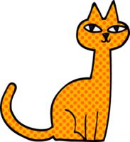 cartoon doodle cat png