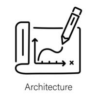 Trendy Architecture Concepts vector