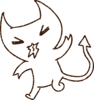 Little Devil Charcoal Drawing png