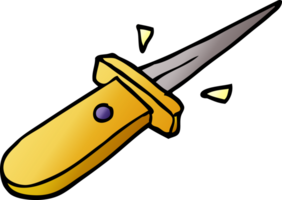 cartoon doodle flick messer aufschnappen png