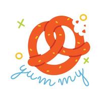 Trendy Pretzel Concepts vector