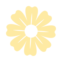 Yellow flower  sticker png