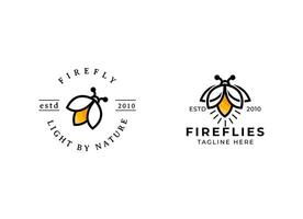 firefly logo vector icon illustration