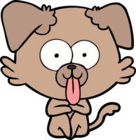 cartoon dog with tongue sticking out png