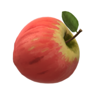 appel 3d renderen png