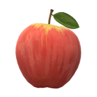 appel 3d renderen png