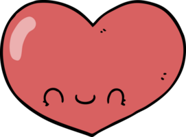 cartoon love heart character png