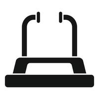 Augmented reality platform icon simple vector. 360 game tech vector