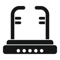 Online media platform icon simple vector. Game tech vector