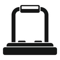 Vr platform icon simple vector. Digital virtual projection vector