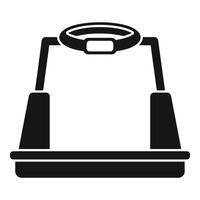 Interface platform icon simple vector. Game cyber tech vector