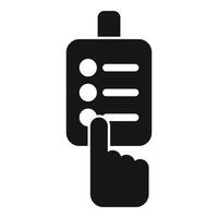 Lock password access icon simple vector. Prevent crime vector