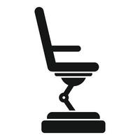 Chair vr platform icon simple vector. Race gaming tour vector