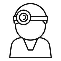 Clinic medical doctor icon outline vector. Lab resonance machine vector