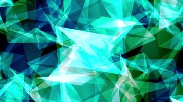 abstrakt polygon netto .teknologi begrepp av nätverk ansluter video