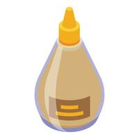 Honey product pot icon isometric vector. Food apiculture vector