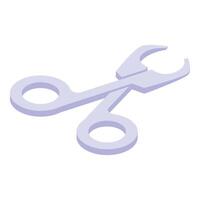 Animal claw cutter icon isometric vector. Care tool vector